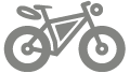 Fat-bike Bikepacking Icon