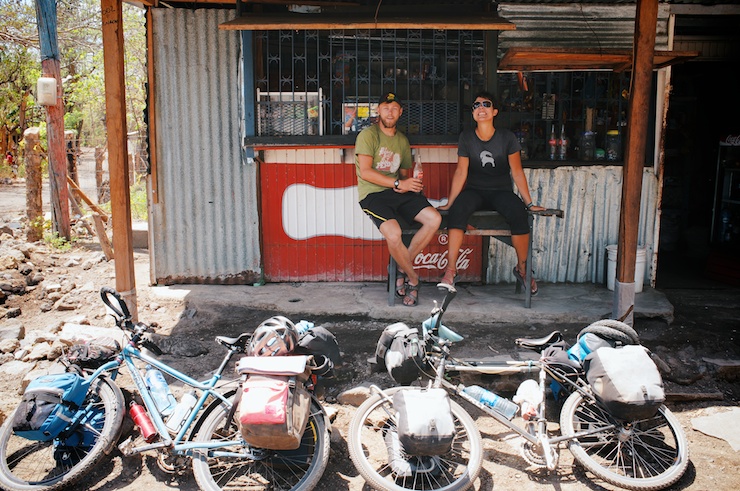 Bike touring Isla de Ometepe Nicaragua