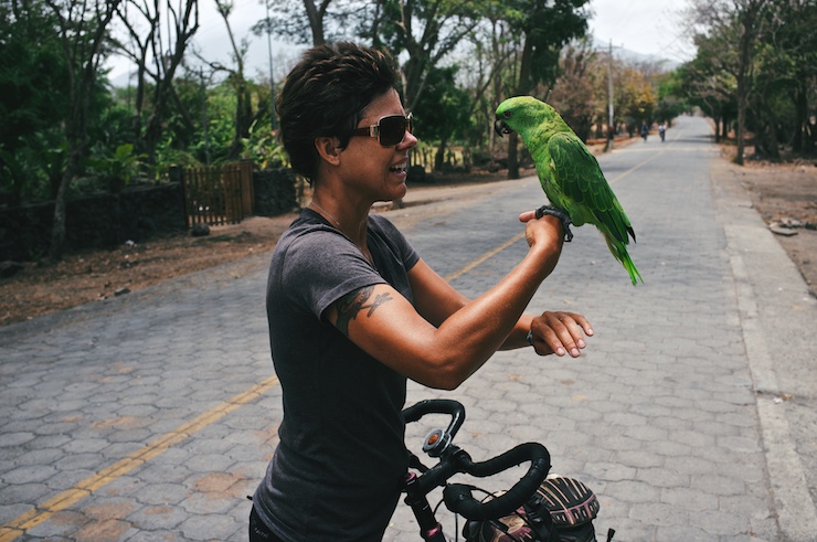 Bicycle touring Isla de Ometepe Nicaragua