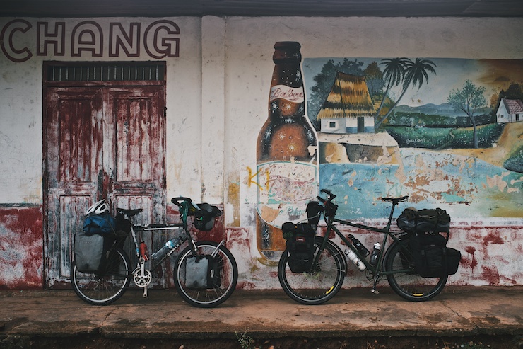 Bicycle Touring Panama - Surly Troll, Carradice Panniers