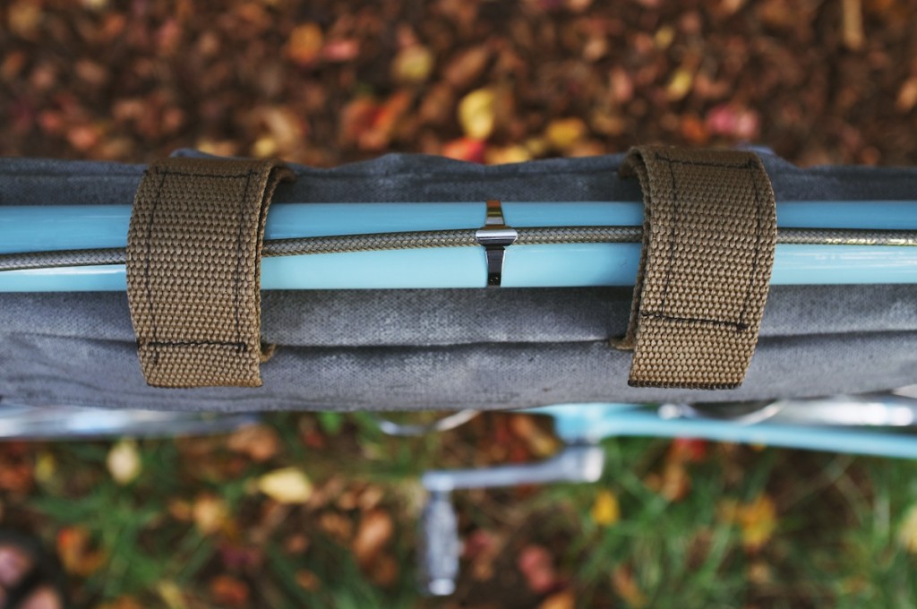 DIY Waxed Canvas Frame Bag