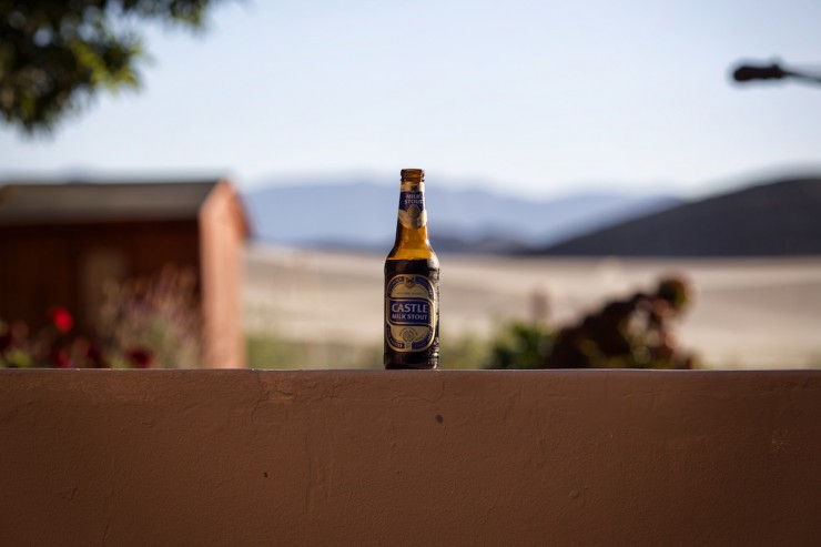 Bike Touring South Africa - Post-ride-beer
