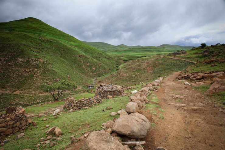 Bicycle Touring Lesotho - Dirt Roads