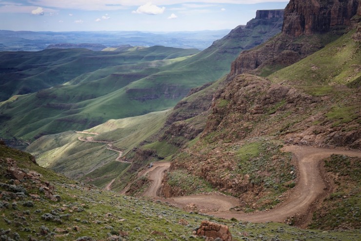 Bike Touring Lesotho - Sani Pass