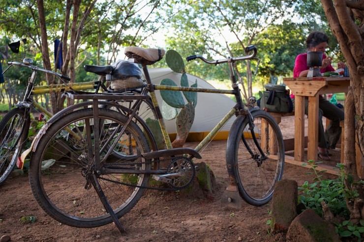 Bike Touring Zambia - Bicycles camping