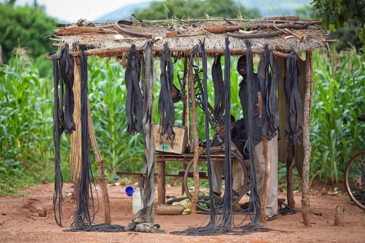 Bike Touring Zambia - Bicycle cabs