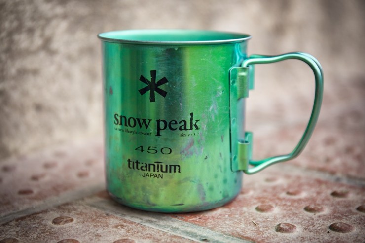 Bike Touring Kitchen - Snow Peak Titanium Mug