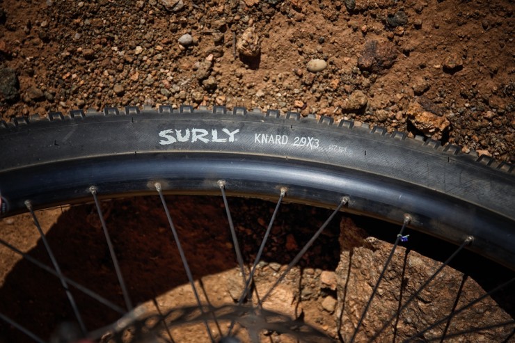 Velocity Blunt 35 29er wheels for touring and Surly Knards