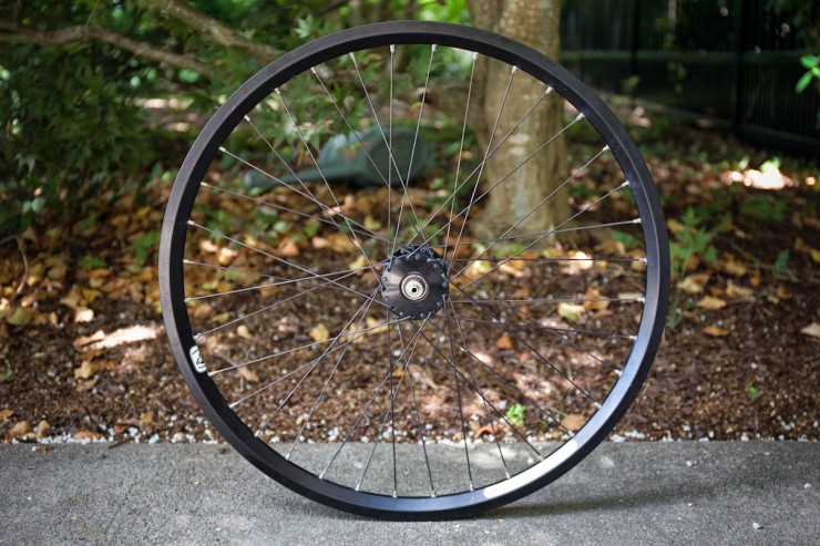 Velocity wheels for bike touring - Phil Wood Hub