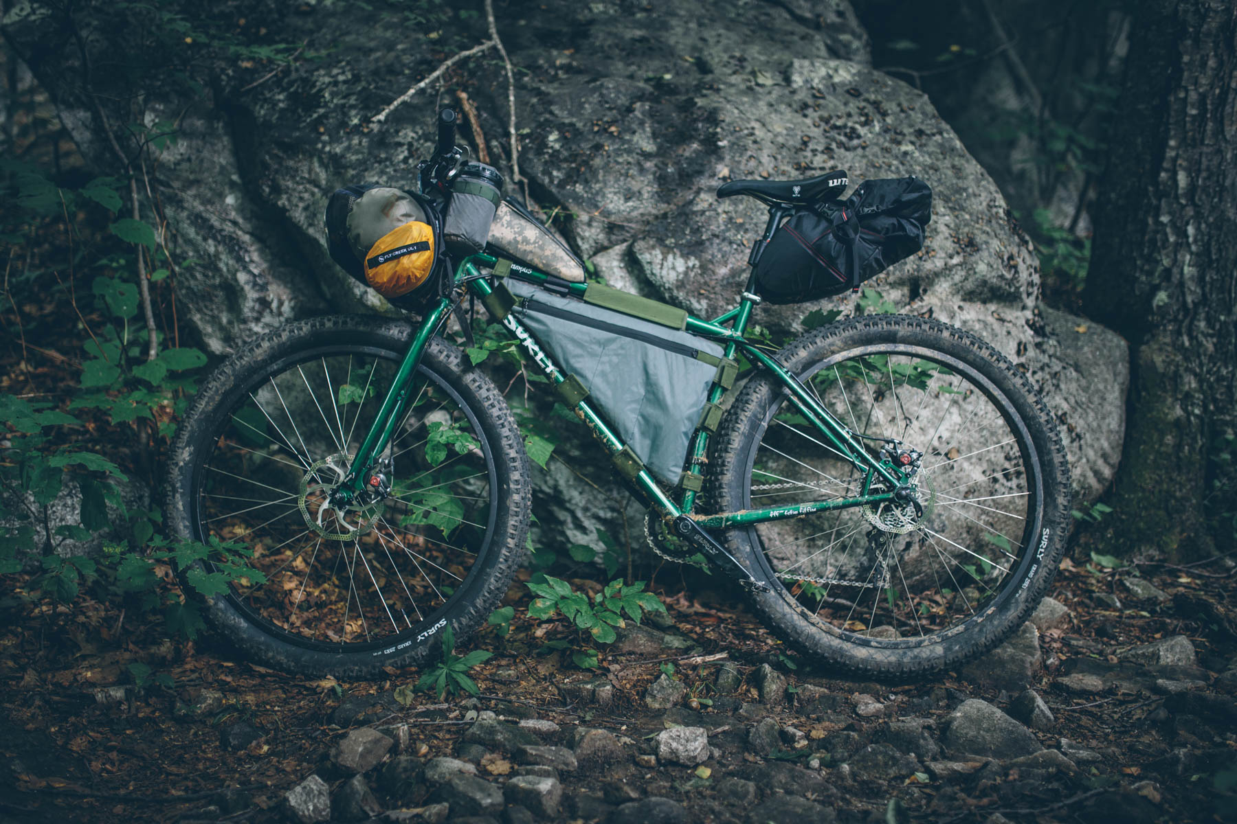 DIY Frame Bag, Make your own frame bag, bikepacking