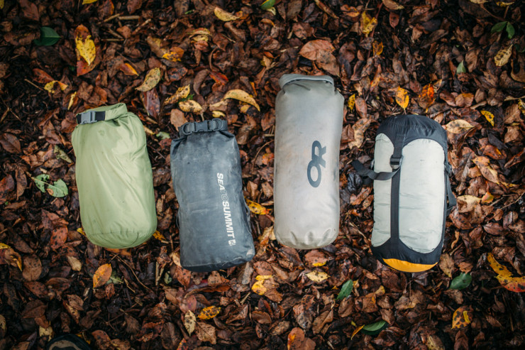 Dry bags for Bikepacking