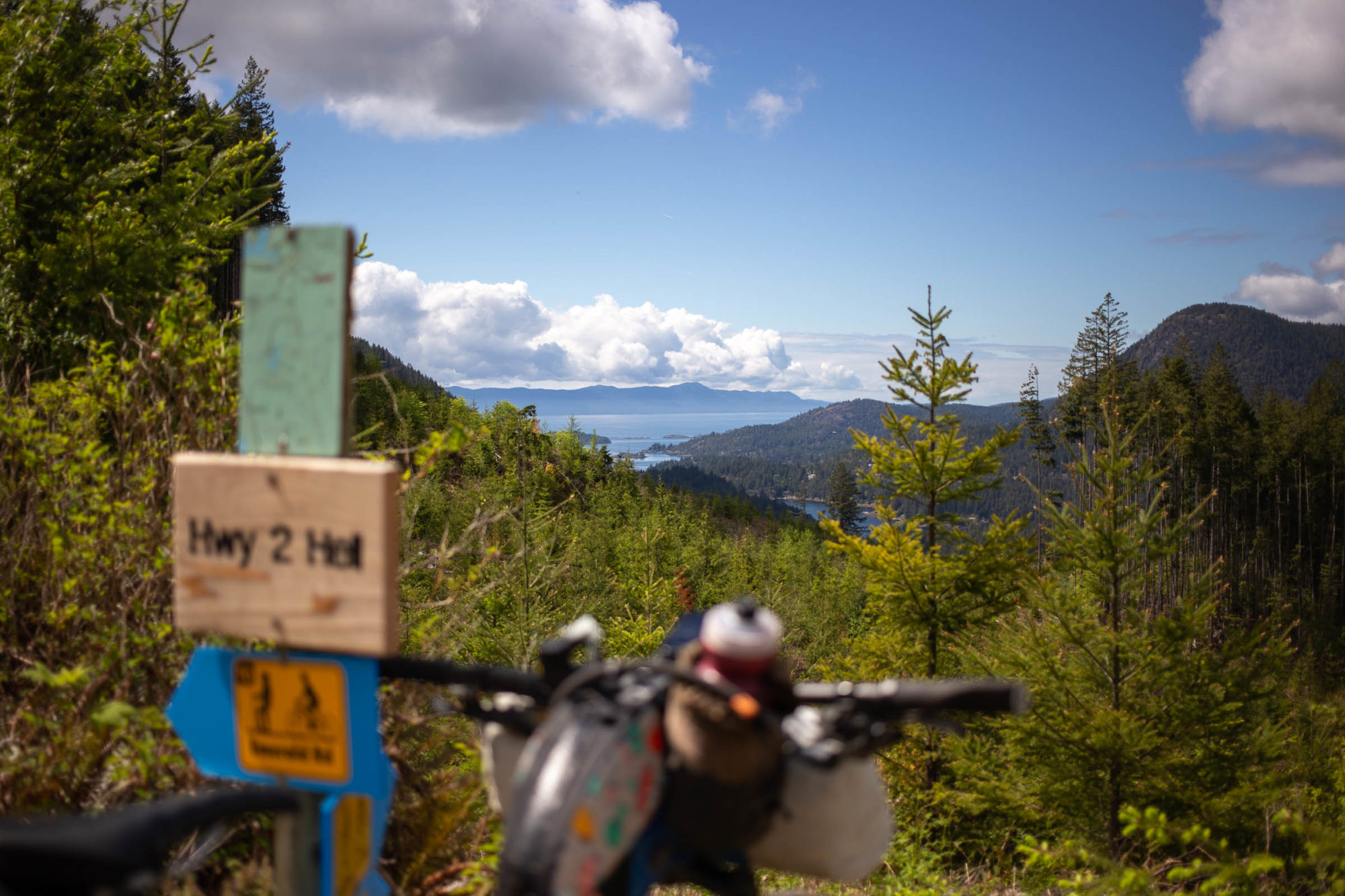 lower Sunshine Coast bikepacking route