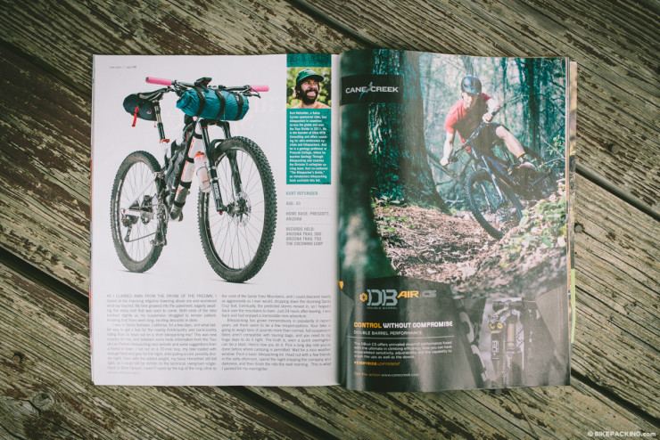 Bike Magazine, September 2015 - Bikepacking
