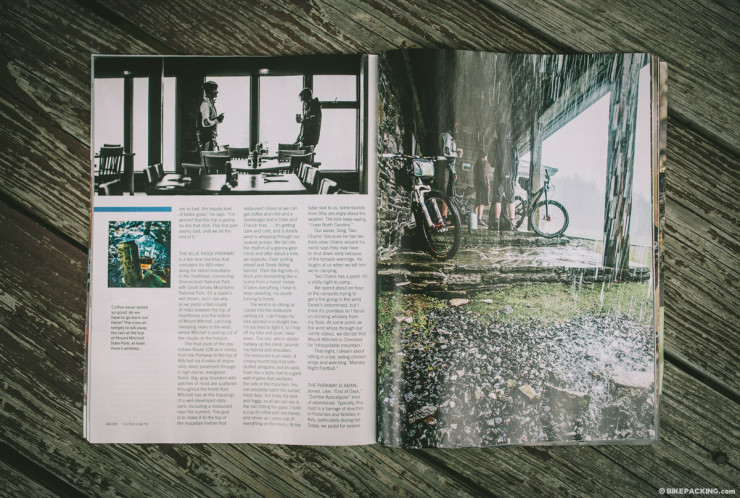 Bike Magazine, September 2015 - Bikepacking Pisgah