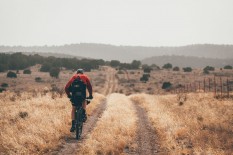 Bikepacking Lincoln National Forest, New Mexico.