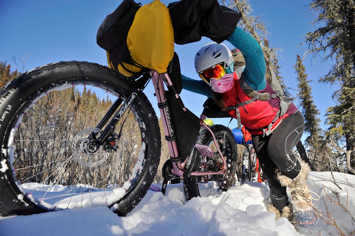 Bikepacking White Mountains, Alaska, Fatbiking, Snow