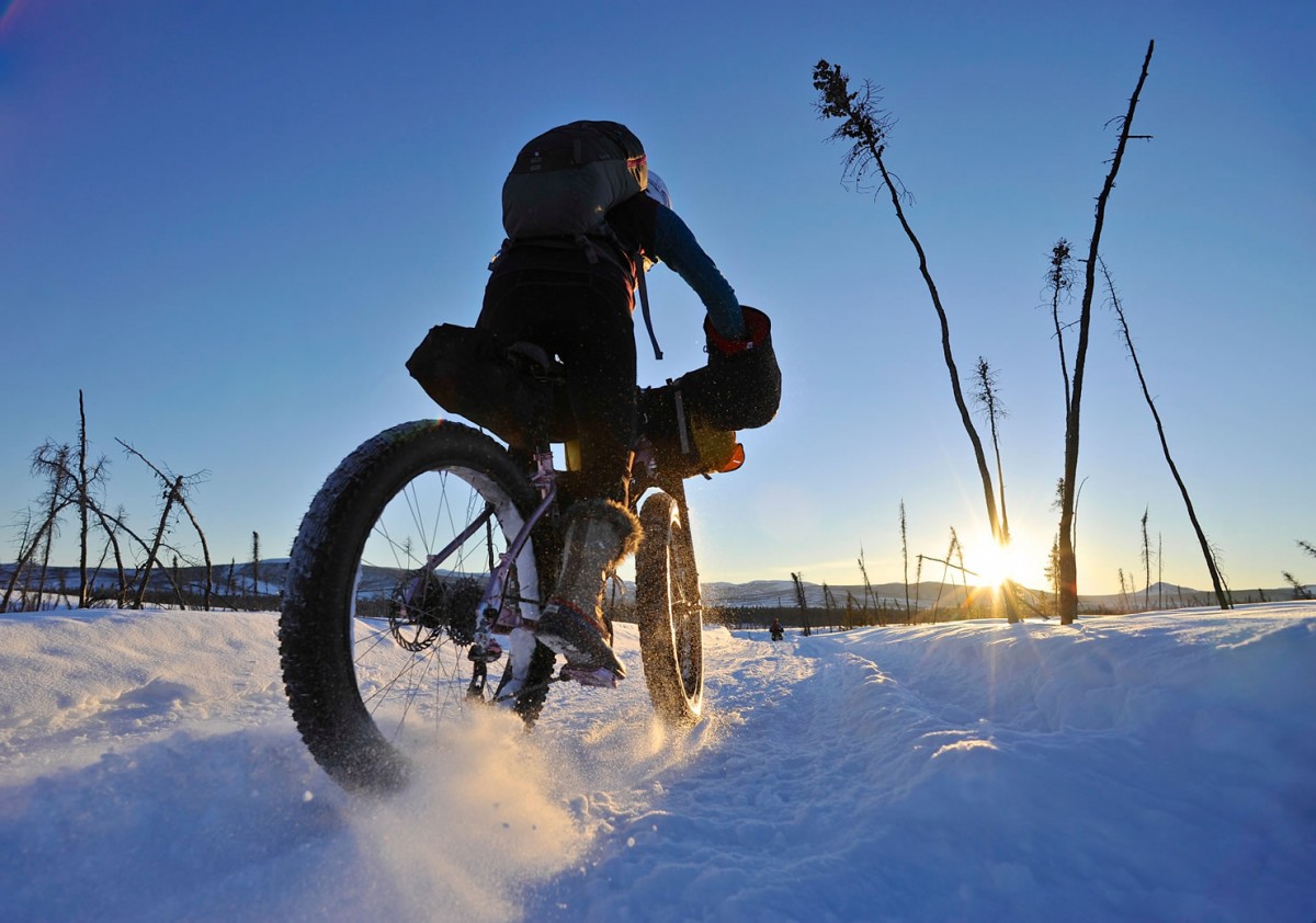 Bikepacking White Mountains, Alaska, Fatbiking, Snow