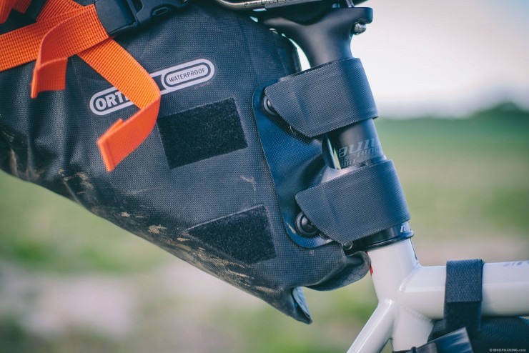 Ortlieb Seat-Pack Review, waterproof bikepacking bags
