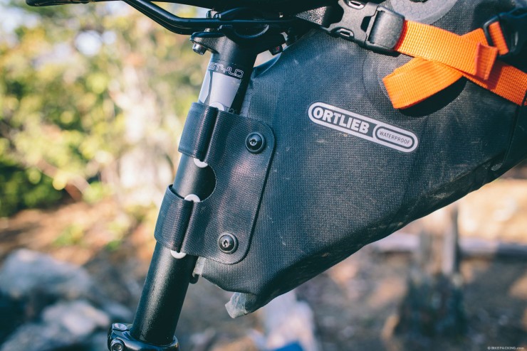 Ortlieb Seat-Pack Review, waterproof bikepacking bags