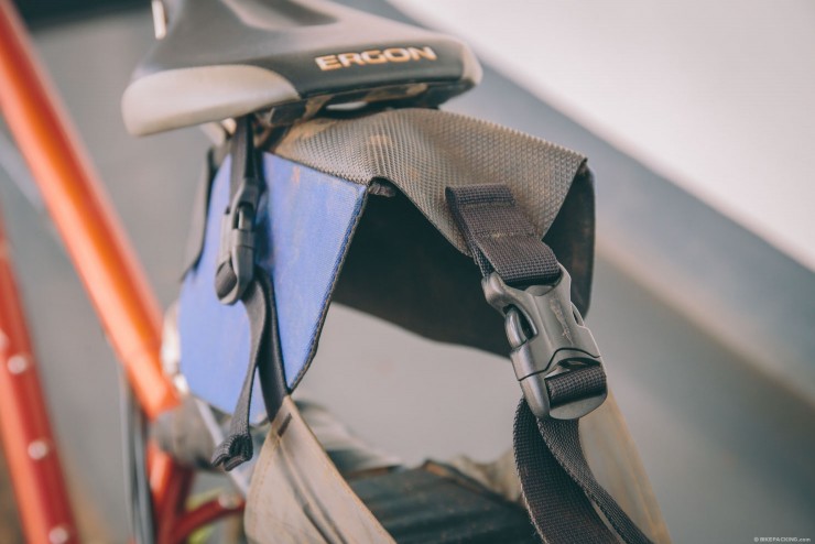 Porcelain Rocket Mr. Fusion V2, bikepacking seat harness