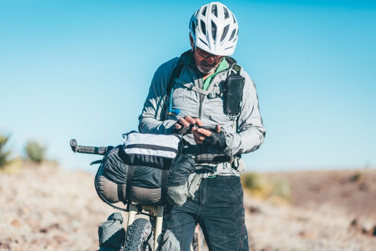 bikepacking navigation smartphone