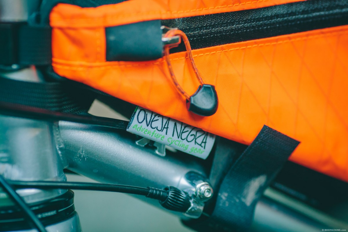 Oveja Negra Super Wedgie, An AnyBike Frame Bag