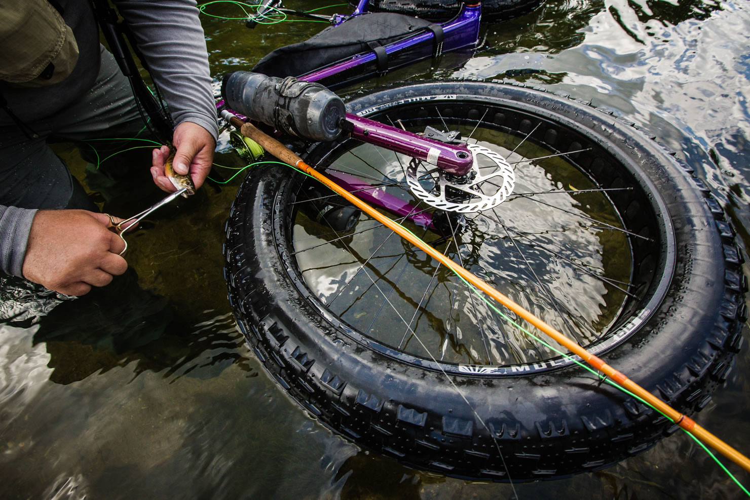 Bike packing with fly rods!  Bikepacking, Bike camping, Steelhead fishing