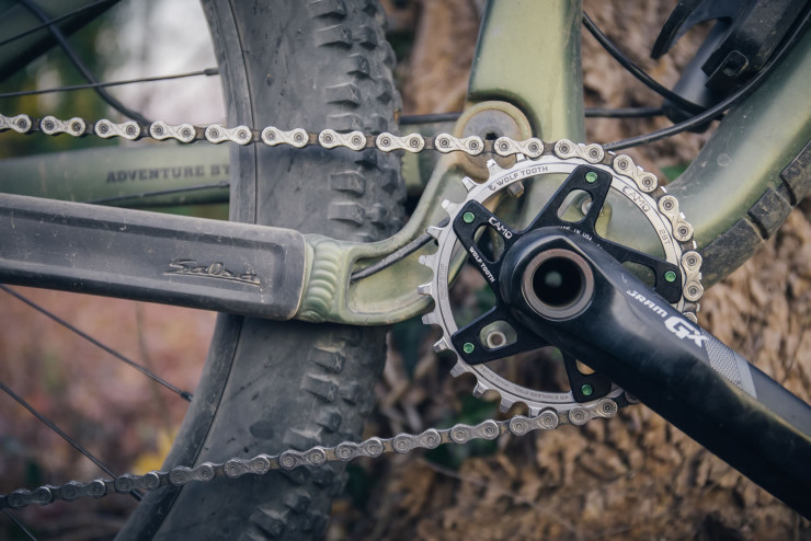 Wolf Tooth CAMO Chainring System, SRAM GX 28t