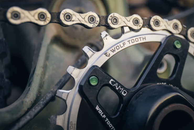 Wolf Tooth CAMO Chainring System, SRAM GX 28t