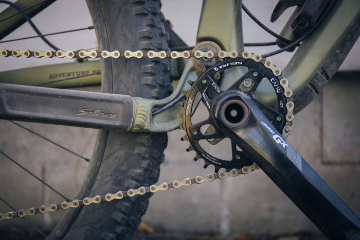 Wolf Tooth CAMO Chainring System, Oval 30t
