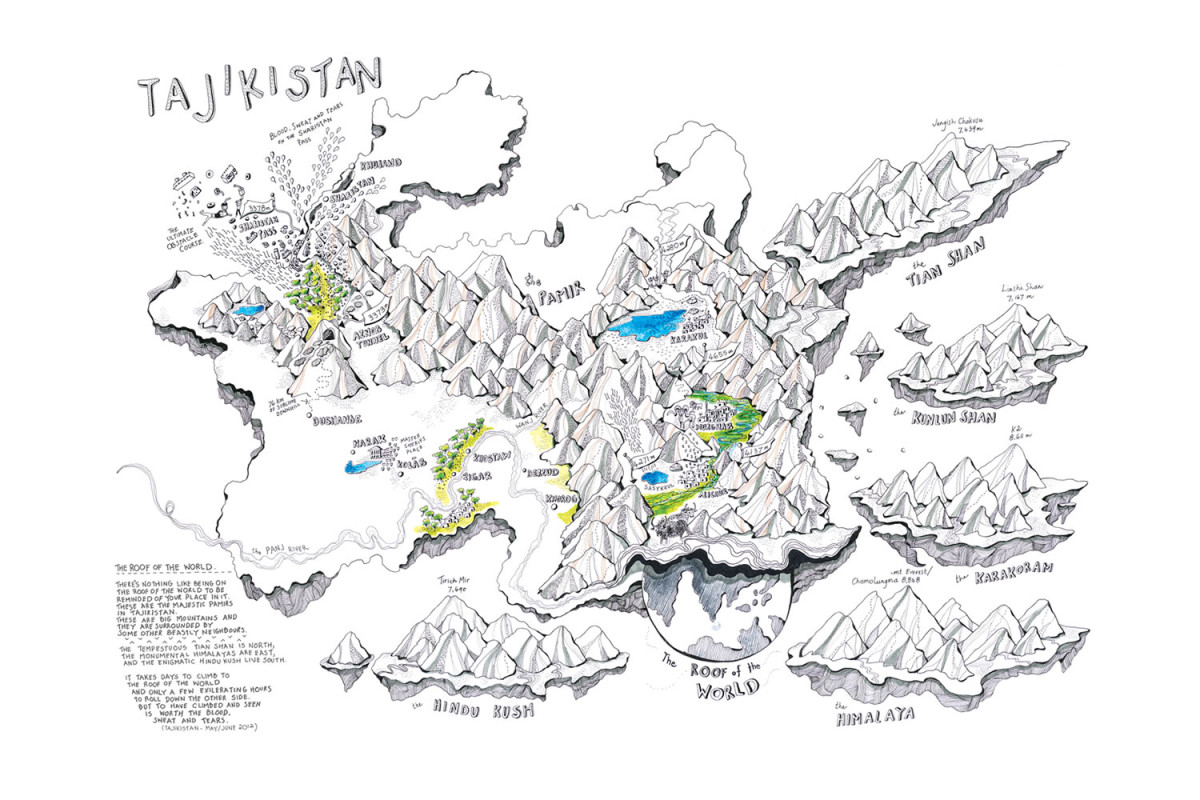 Alex Hotchin Maps, Bikepacking maps