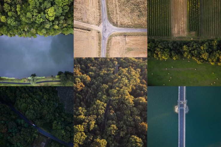 Aerial roadscapes, Paul Michael Fowler