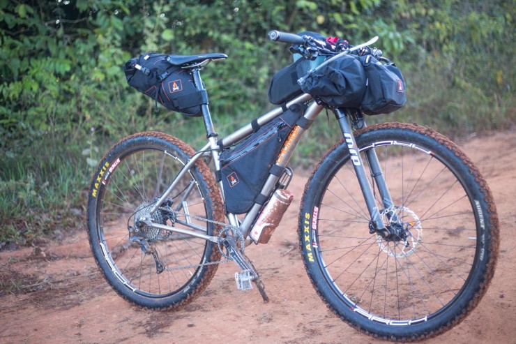 Chumba Stella Ti Review, Ultra Build, Wanderlust bikepacking bags