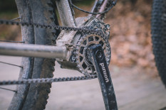 Pinion gearbox, titanium, Viral Skeptic, bikepacking