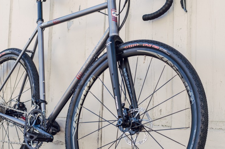 New Fyxation Sparta All Road Carbon Fork has Bottle Mounts.