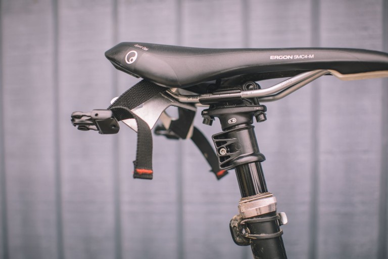 bedrock black dragon dropper seat bag