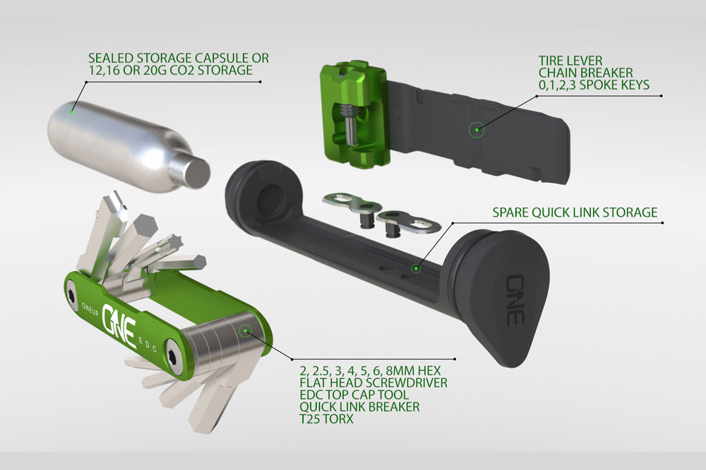 OneUp Components EDC Tool, Steerer Tube Multi-Tool