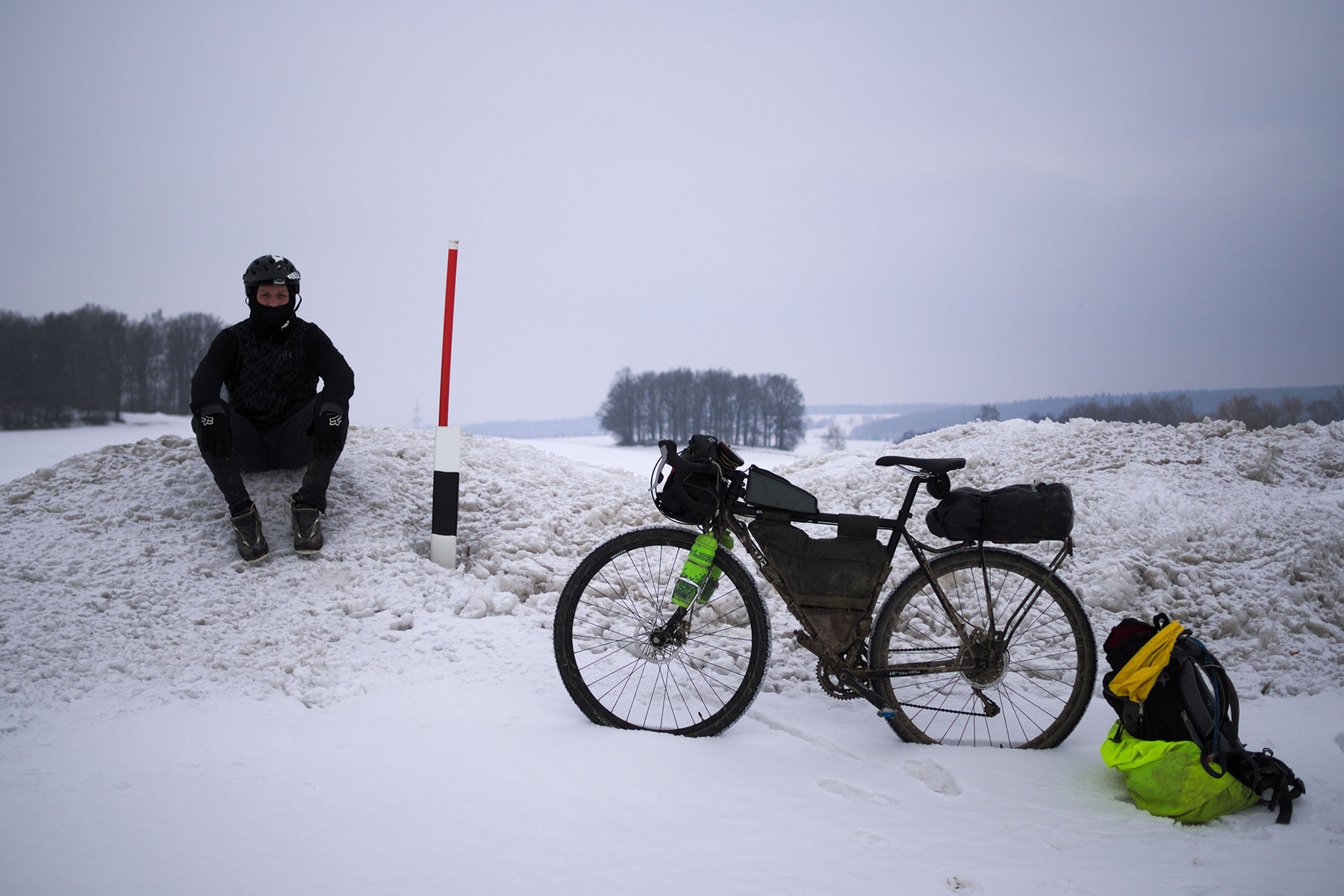 No Wrong Season, bikepacking Germany in winter