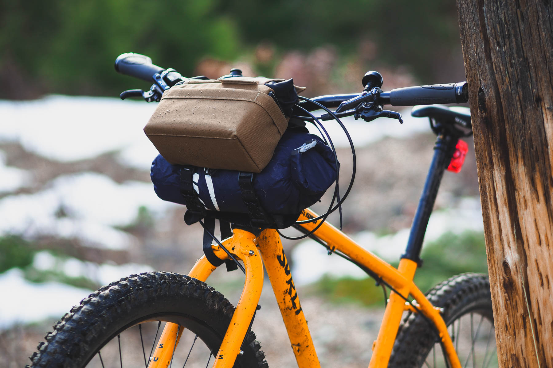 drawcord handlebar bag