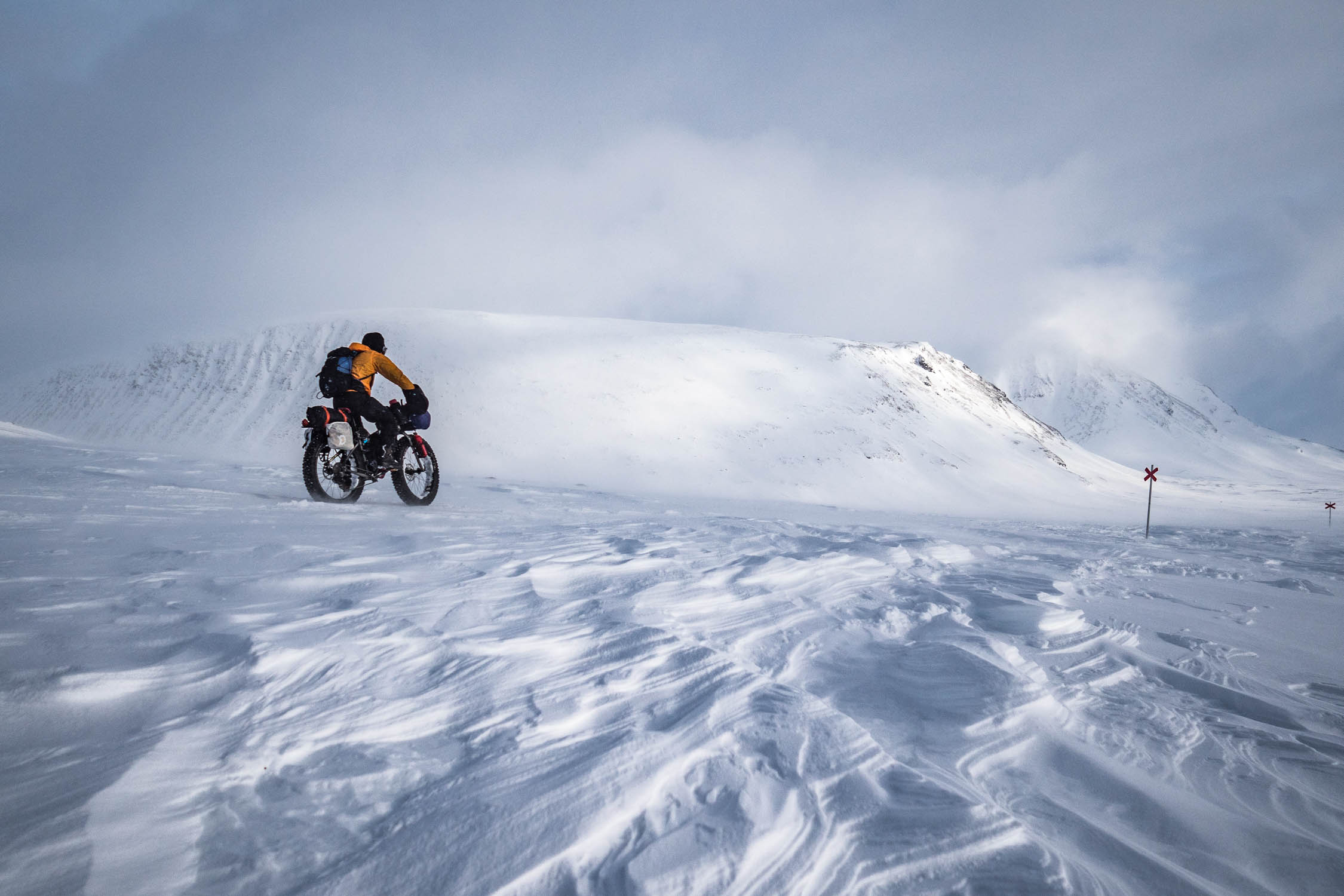 Huw Oliver, Bikepacking Lapland