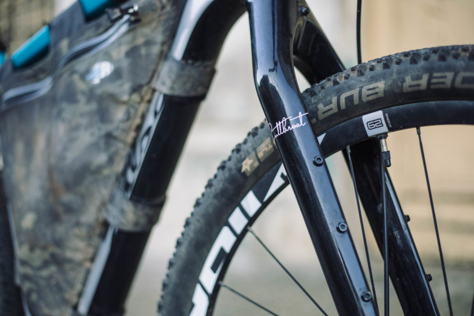 Salsa Cutthroat Carbon Fork with bottle cage mounts