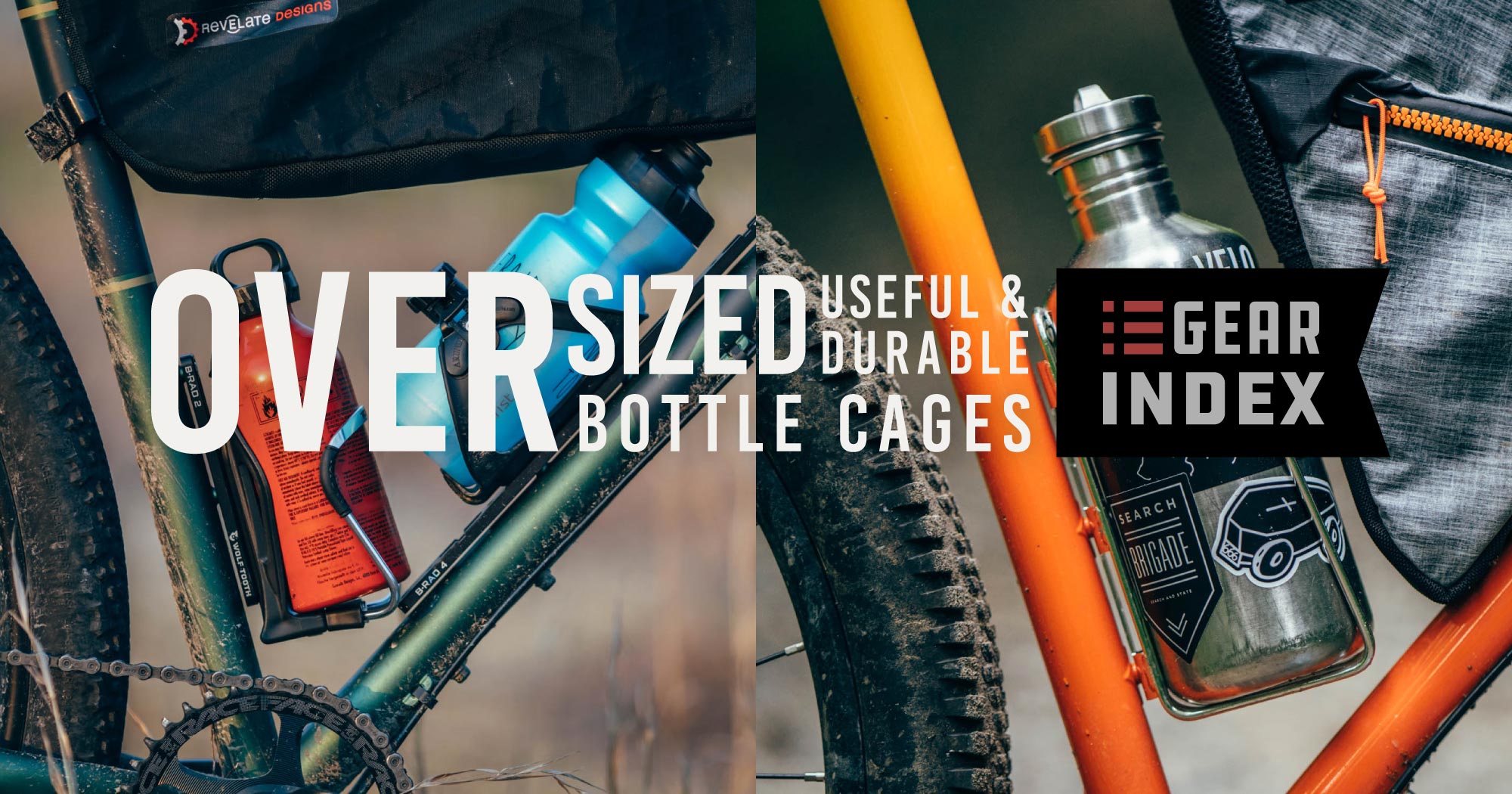 Oversized Bottle Cages for Bike Touring and Bikepacking
