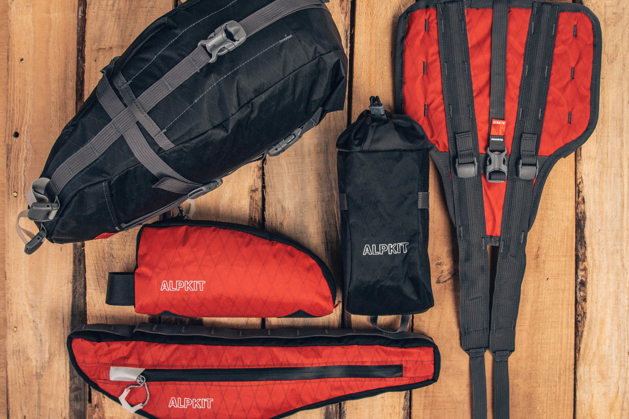 Alpkit Bikepacking Frame Bag Bundle, Collective Reward