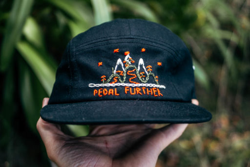 Pedal Further Hat, Mat Waudby, Get Wild, Hand-Stitched