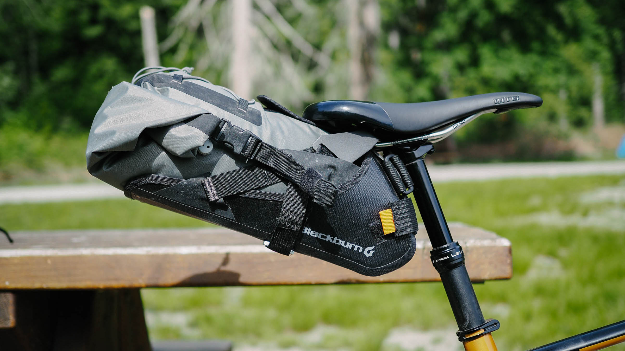 thumbnail image 2 of Bike Panniers Blackburn Outpost Carryall Bike Bag - Handlebar Storage For Cycling Essentials Seat Pack 2 of 10
