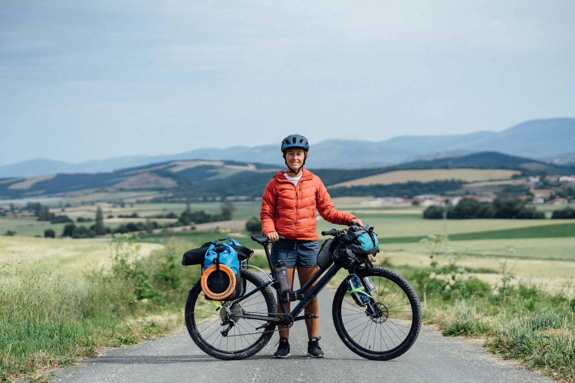 bikepacking family spain basque country