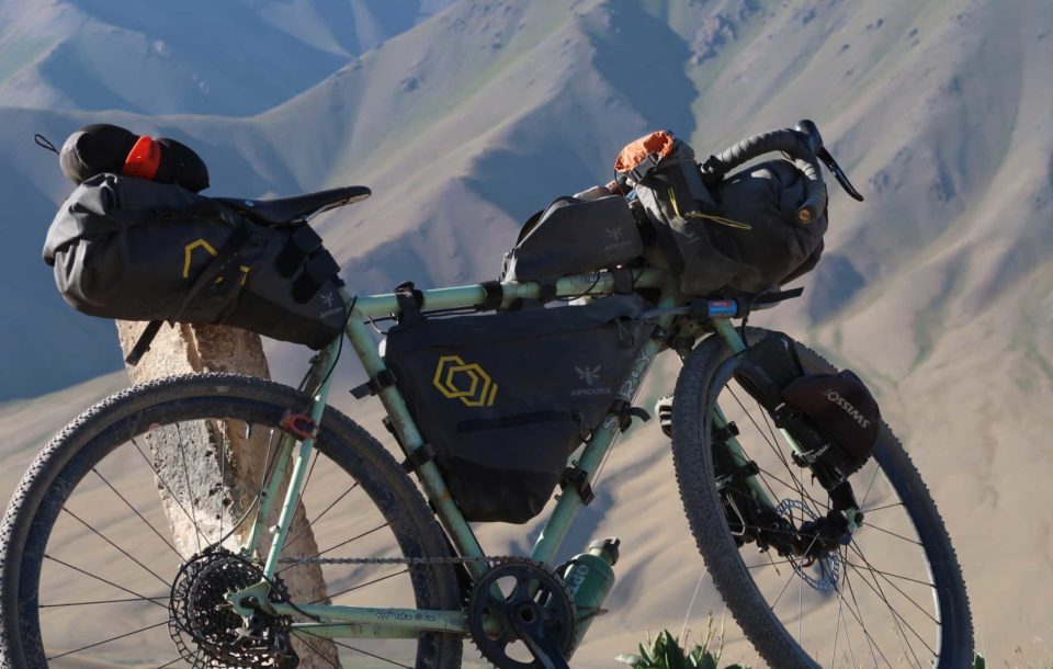 Silk Road Mountain race Bikepacking Rig