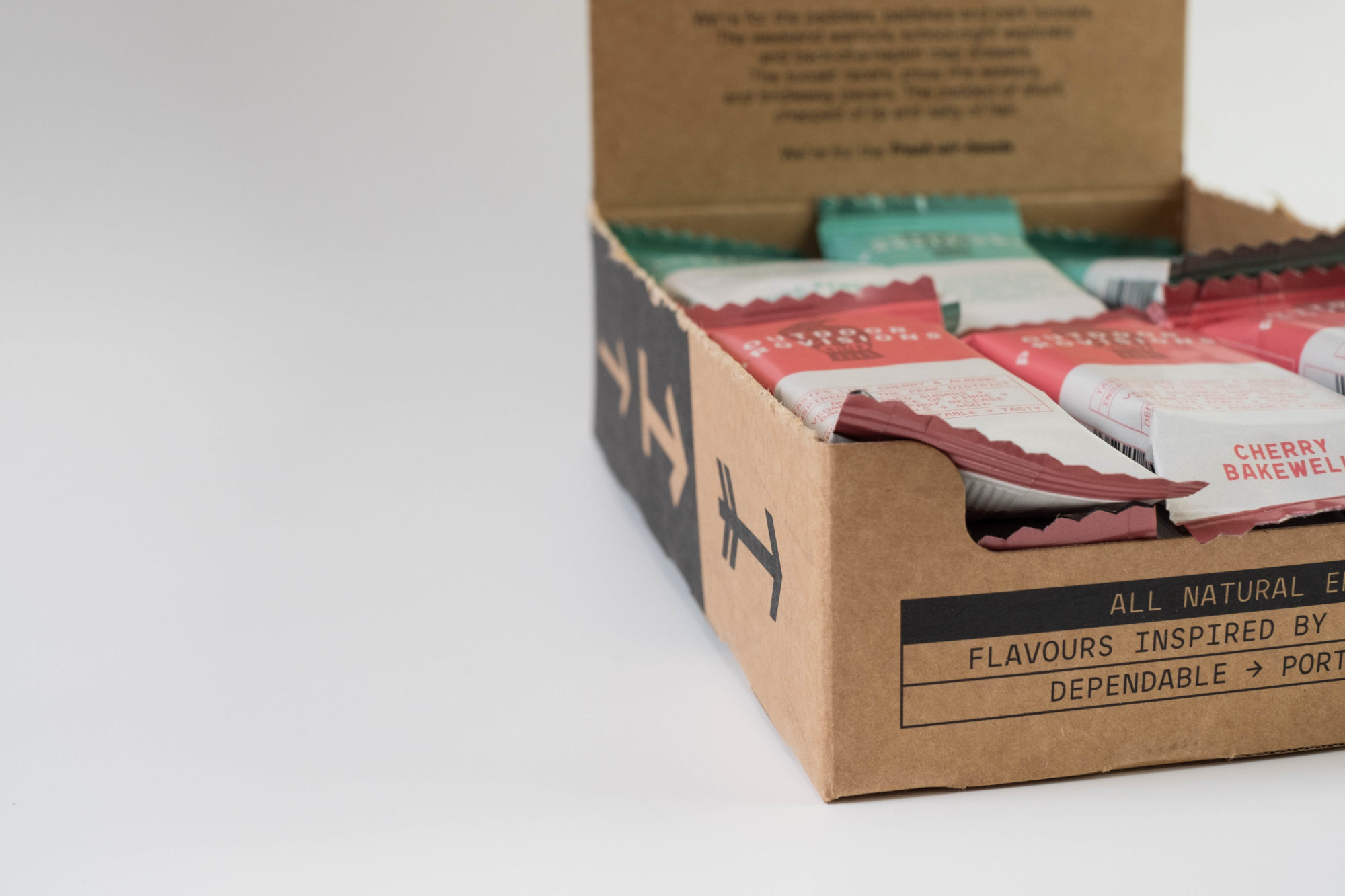 Outdoor Provisions All Natural Energy in Compostable Packaging