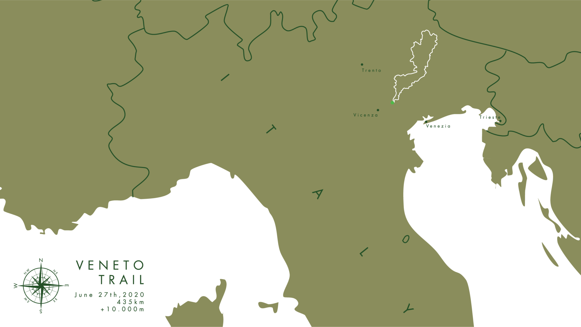 2020 Veneto Trail Map