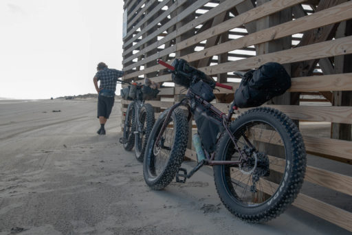 False Cape Border Dash Overnighter, Fat Bike Bikepacking